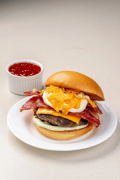 Top Mexicano da Top Burguer com molho servido à parte
